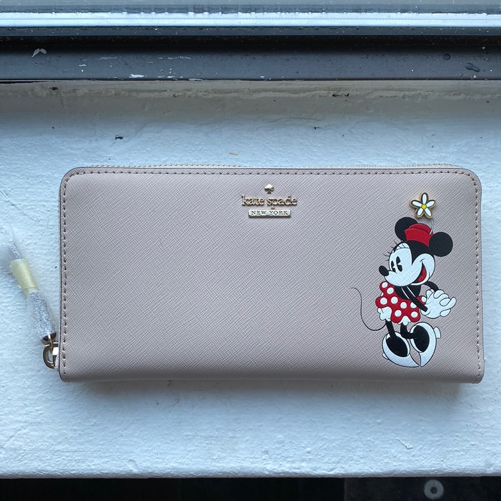 NWOT Kate Spade Minnie Mouse Continental Wallet